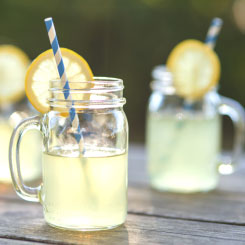 Lemonade in glasses